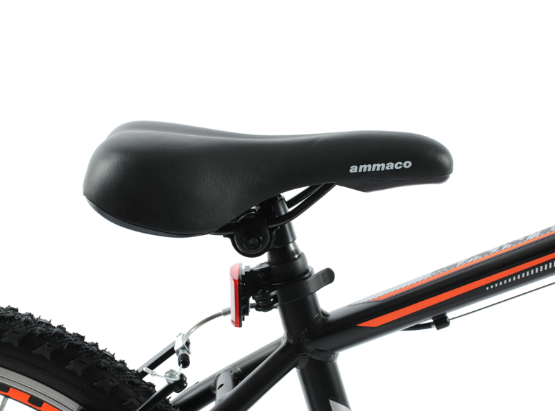 Ammaco Santos 24 Inch Wheel Kids Mountain Bike Black-7